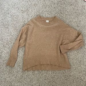 brown sweater